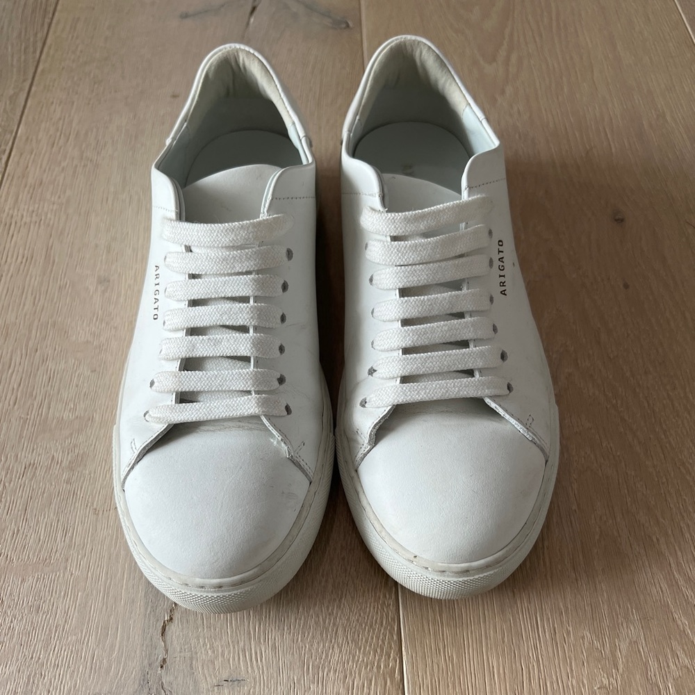 Axel Arigato Lace Up White Sneaker Size 38
